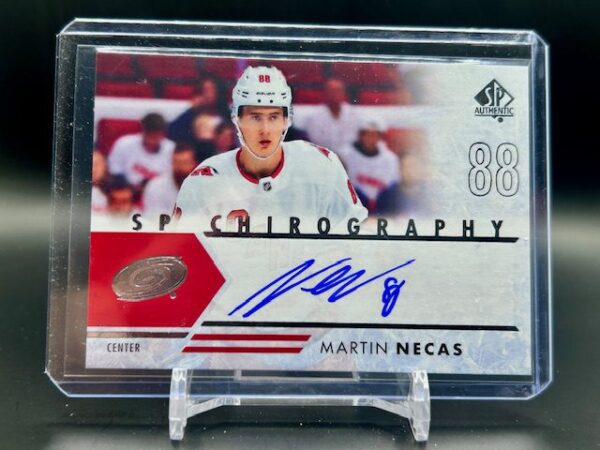 UD 2020-21 SP Authentic Martin Necas Chirography #C-MN