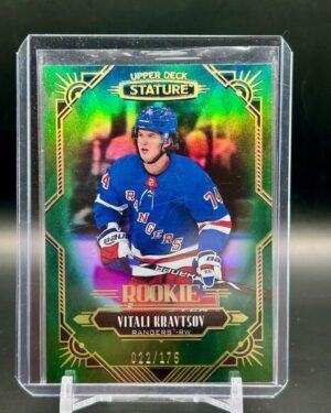 UD 2020-21 Stature Vitaly Kravtsov Green Rookie 22/175 #178
