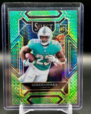2021 Select Club Level Dragon Scale Prizm Gerrid Doaks #300 /89 rookie card