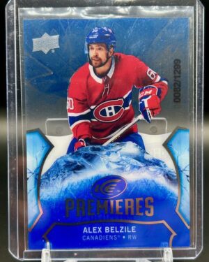 UD 2020-21 Ice Alex Belzile Premiers Rookie 82/1299 #125