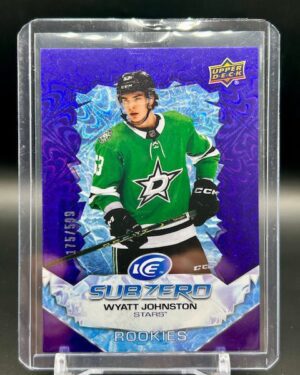 UD 2022-23 Ice Wyatt Johnson SubZero Rookie 175/599 #SZ-WJ