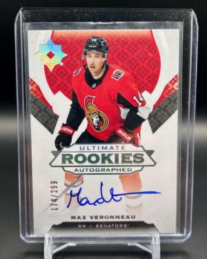 UD 2019-20 Ultimate Max Veronneau Rookie Auto 174/299
