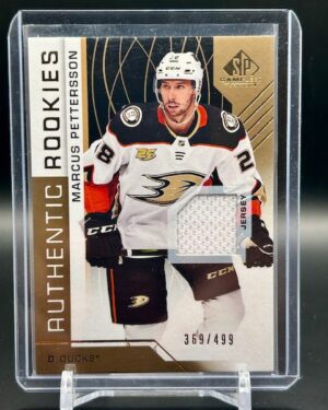 UD 2018-19 SPGU Authentic Rookies Marcus Pettersson 369/499 #108