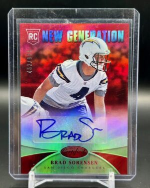 2013 Certified Brad Sorensen New Generation Rookie Auto #452/999