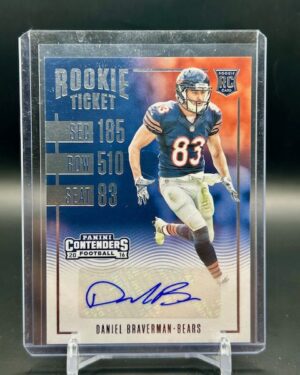 Panini 2016 Contenders Daniel Braverman Rookie Ticket Auto #223