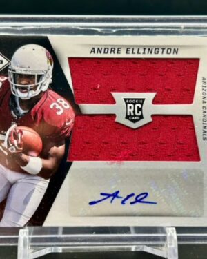 2013 Panini Limited Football Andre Ellington #2 /99 rookie jersey auto Cardinals