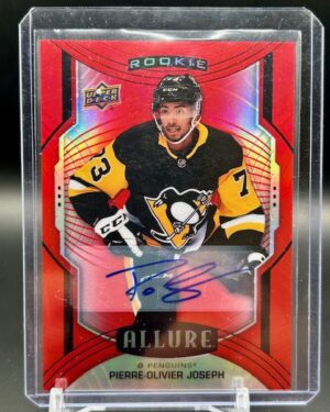 UD2020-21 Allure Oierre-Oliver Joseph Rookie Auto Red #129