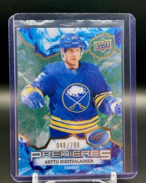 UD 2021-22 Ice Arttu Ruotsalainen Premieres Rookie 48/799 #213