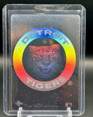 UD 1991 Baseball Detroit Tigers Holo Sticker
