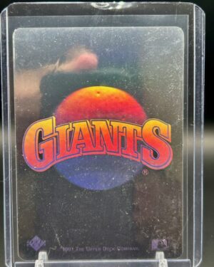 UD 1991 Baseball San Francisco Giants Holo Sticker