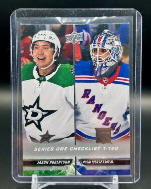 UD 2022-23 Series 1 checklist Robertson/Shesterkin #199