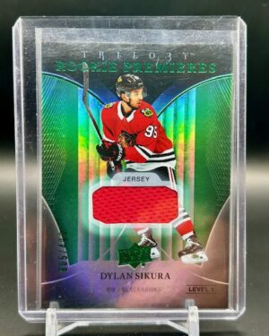 UD 2018-19 Trilogy Dylan Sikura Rookie Premiers Jersey 5/499