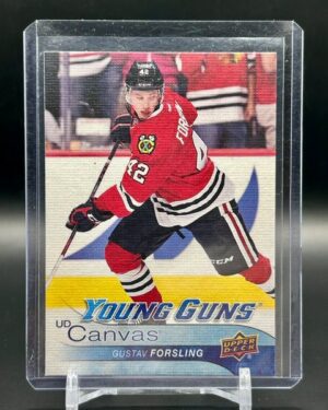 2016-17 Young Guns Canvas Gustav Forsling #C118 rookie card