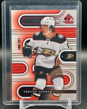 UD 2022-23 SPGU Trevor Zegras Red Variant 185/221 #8