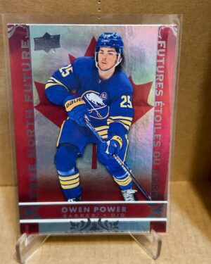 Owen Powers True North Future #TN-14 Upper Deck Tim Hortons 10th Edition NHL hockey insert card, ideal for collectors and prospect investors.