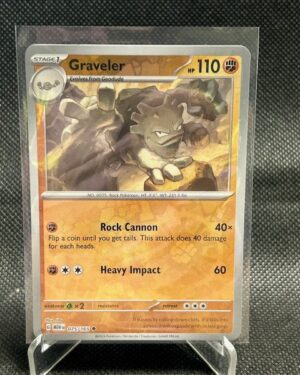 Graveler, Pokémon 151, Reverse Holo, Near Mint, Collector Card
