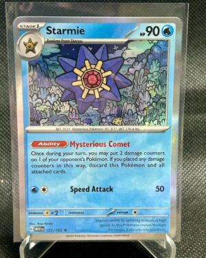 STARMIE 121/165 - POKEMON 151 S&V - HOLO RARE - NM/M
