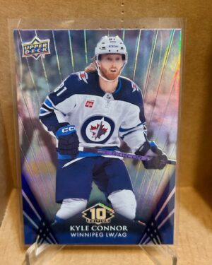 2024-25 UD Tim Hortons 10th Edition Kyle Connor Base #13 hockey card, Winnipeg Jets collectible