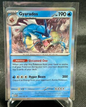 Gyarados 130/165 - Pokemon Scarlet & Violet 151 - Holo Rare - NM
