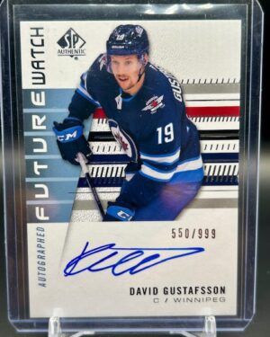 2019-20 Future Watch David Gustafsson #550/999 rookie auto card