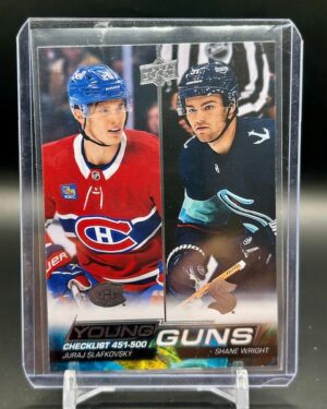 UD 2022-23 Series 2 Young Guns CheckList Slafkovsky / Wright