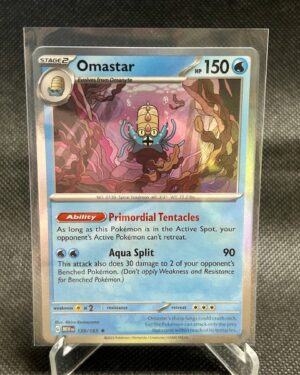 Omastar - 139/165 - Holo Rare - 151 English - Pokemon - NM/M