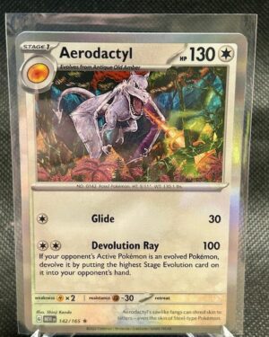 Aerodactyl 142/165 | Pokémon 151 Holo Rare Card NM English