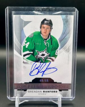 2015-16 Premier Brendan Ranford Rookie Autograph #49/65 NHL card