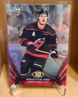 2024-25 Tim Hortons Sebastian Aho Base #42 hockey card