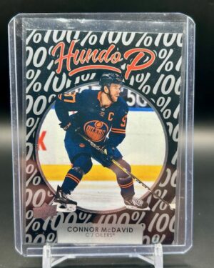 Connor McDavid Upper Deck Series 1 Hundo P 2020-21 rookie card #HP-1