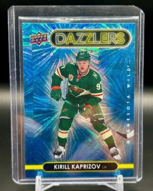 Kirill Kaprizov 2021-22 Upper Deck Dazzlers Blue #DZ-24 Minnesota Wild hockey card