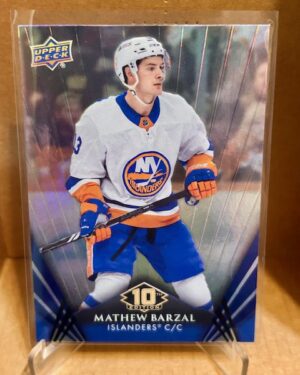 Mathew Barzal Base #71 2024-25 Tim Hortons 10th Edition UD Hockey Card