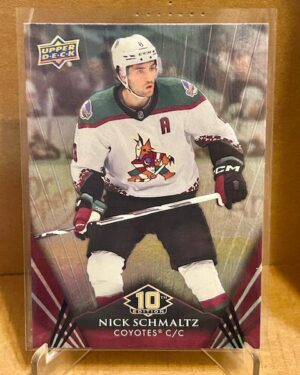 Nick Schmaltz Base #53 2024-25 UD Tim Hortons 10th Edition NHL hockey card, ideal for Tim Hortons set builders and NHL collectors.