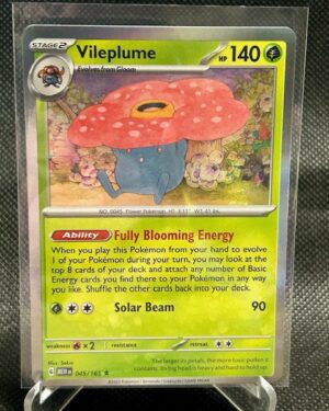 Vileplume Holo Rare 045/165 Scarlet & Violet 151 Pokémon Card NM Front