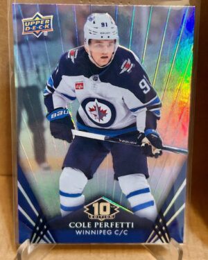 2024-25 Tim Hortons Cole Perfetti Base #38 hockey card Winnipeg Jets