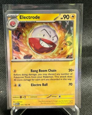 Electrode 101/165 Holo Rare Pokemon 151 - NM/MINT
