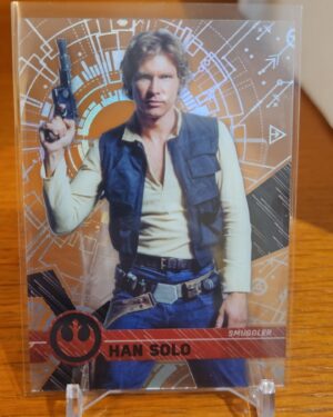 2017 Star Wars Topps high tek #14 Han Solo pattern 3A form 1