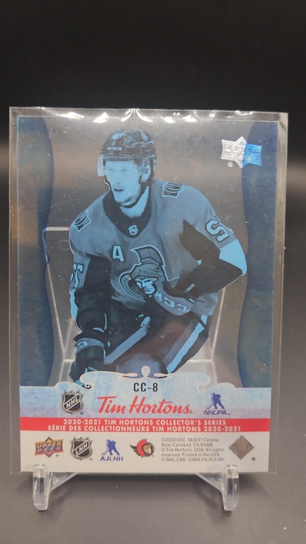 2020-21 Tim Hortons Clear Cut Phenoms Thomas Chabot #cc-8 - Image 2