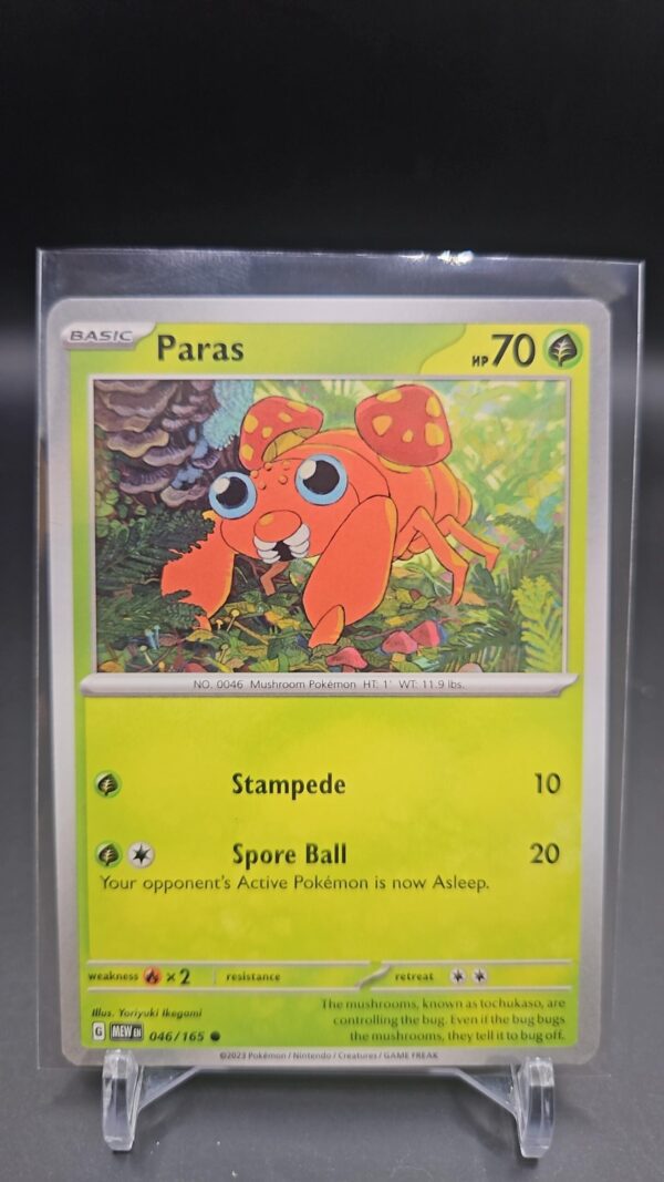 Pokemon TCG - Paras - 046/165 - Scarlet & Violet 151 Common