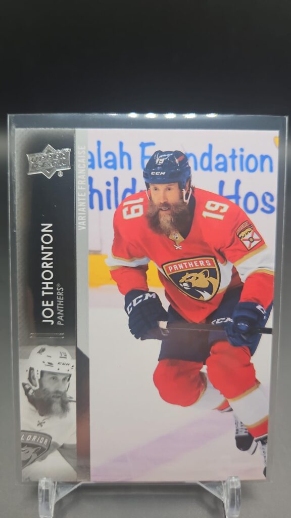2021-22 Upper Deck Extended Series Joe Thornton #574 Base Card Florida Panthers