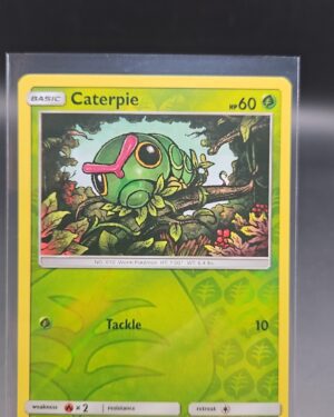 Reverse Holo Caterpie 1/68 Common Hidden Fates Pokemon TCG