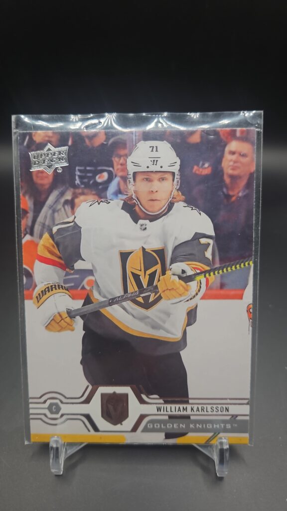 2019-20 Upper Deck Series 2 William Karlsson #445 base hockey card, Vegas Golden Knights collectible