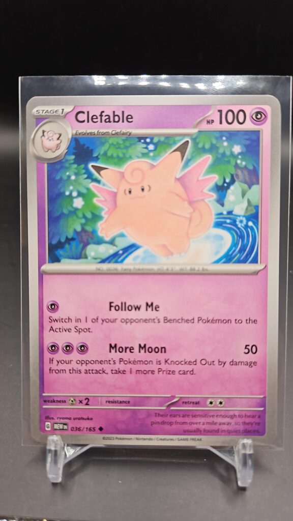 Clefable 151 Scarlet & Violet Pokémon Card