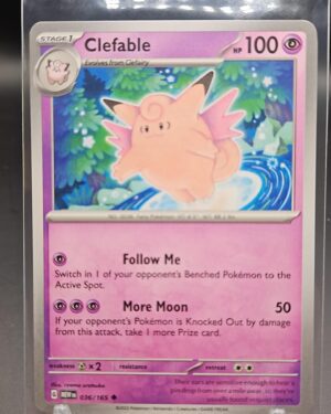 Clefable 151 Scarlet & Violet Pokémon Card