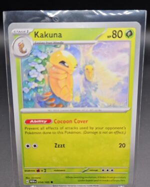 Kakuna 014/165 Common Scarlet and Violet 151 Pokemon TCG