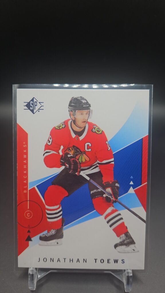 2018-19 Upper Deck SP Authentic Jonathan Toews Blue #5 Card
