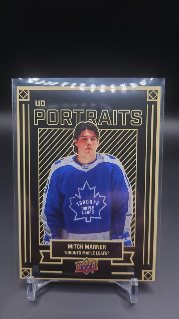 Mitch Marner, UD Portraits, 2022-23, Upper Deck, Series 1, #P-30, Toronto Maple Leafs