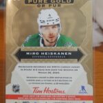 2024-25 TIM HORTONS PURE GOLD MIRO HEISKANEN #PG-6 DALLAS STARS - Image 2