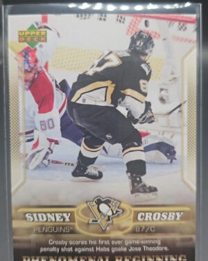 Sidney Crosby 2005-06 Upper Deck Phenomenal Beginning #9 rookie card