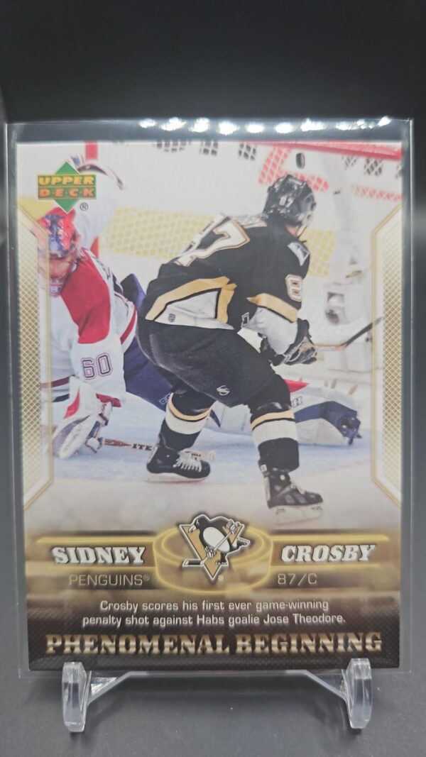 2005-06 Upper Deck UD Phenomenal Beginning SIDNEY CROSBY #9